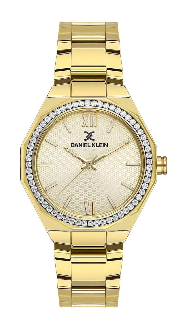 Daniel Klein DK.1.13490-2 34 mm Altın Çelik Kordon Analog Kadın Kol Saati