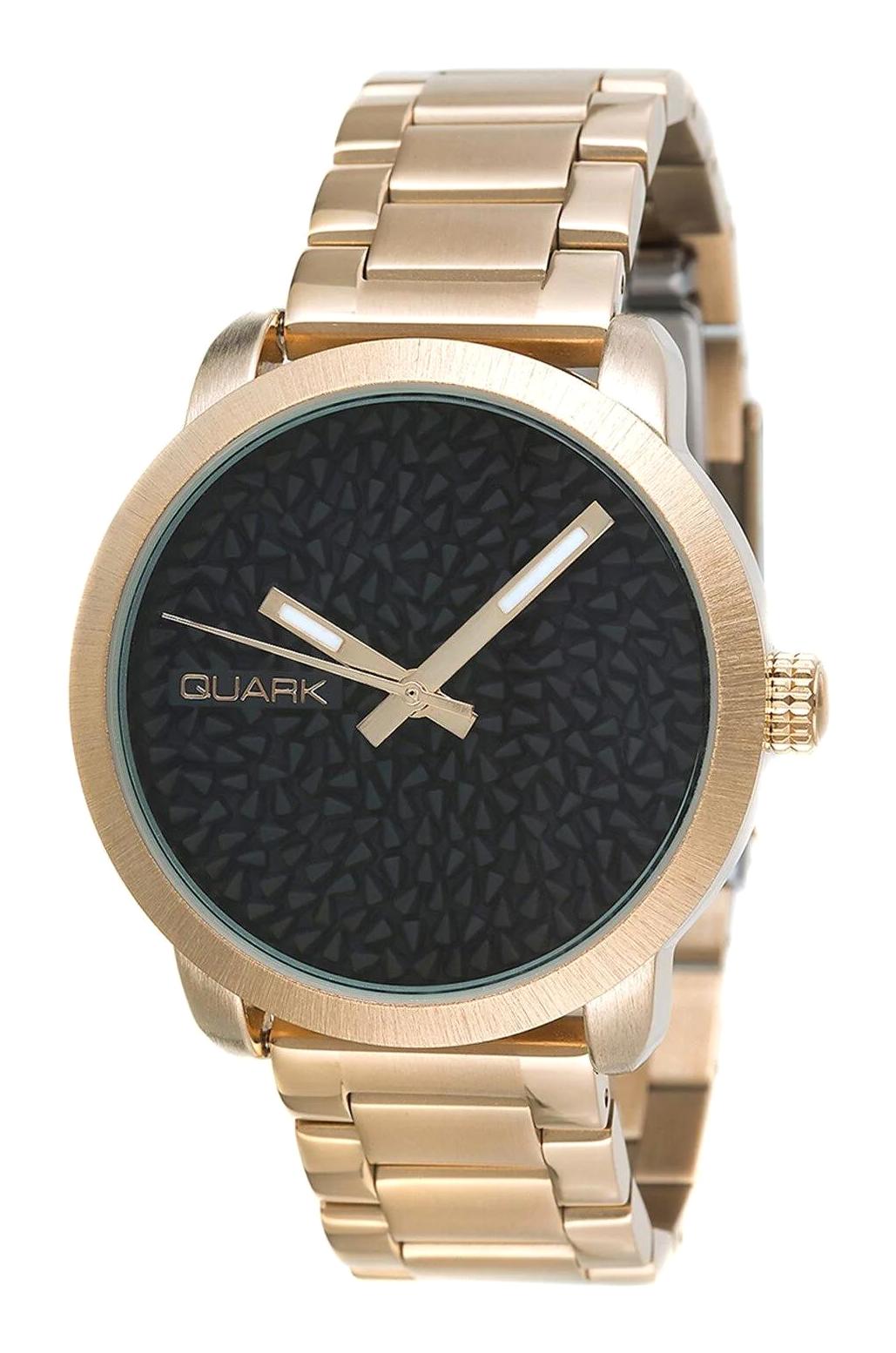 Quark QC-120RG-1 40 mm Rose Gold Çelik Kordon Analog Kadın Kol Saati