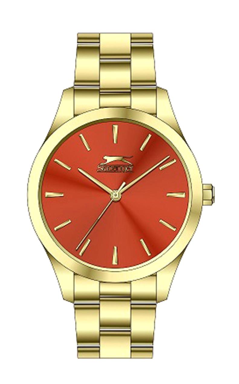 Slazenger SL.09.1915.3.07 34 mm Altın Çelik Kordon Analog Kadın Kol Saati