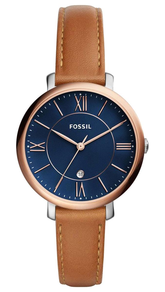 Fossil FES4274 32 mm Kahverengi Deri Kordon Analog Kadın Kol Saati