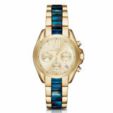 Michael Kors MK6318 36 mm Altın-Lacivert Çelik Kordon Analog Kadın Kol Saati