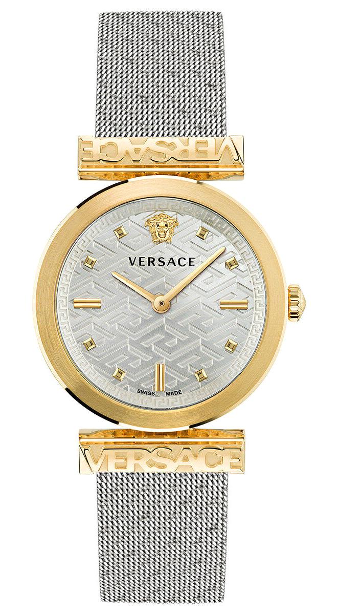 Versace VRSCVE6J00523 34 mm Gri Çelik Kordon Analog Kadın Kol Saati