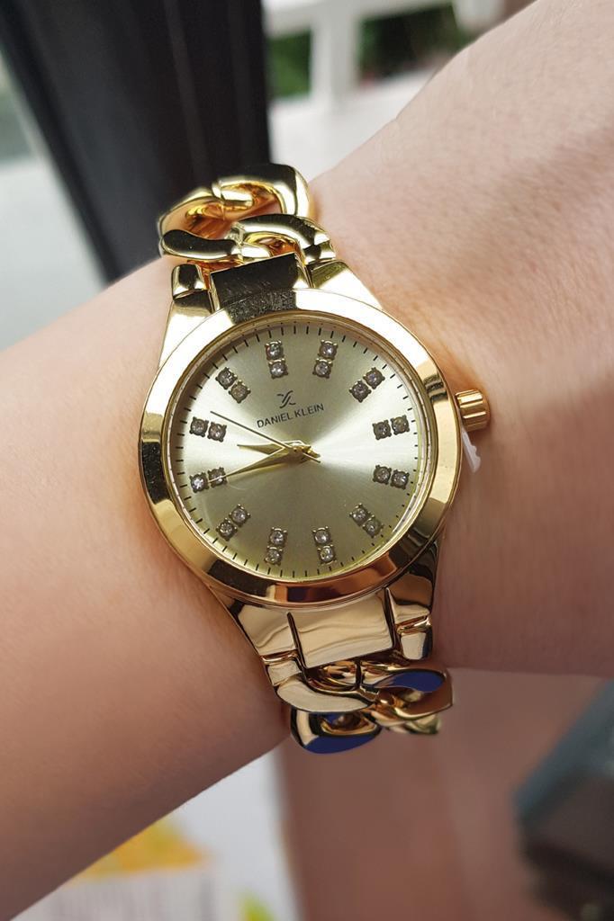 Daniel Klein DK10711-02 31 mm Altın Metal Kordon Analog Kadın Kol Saati