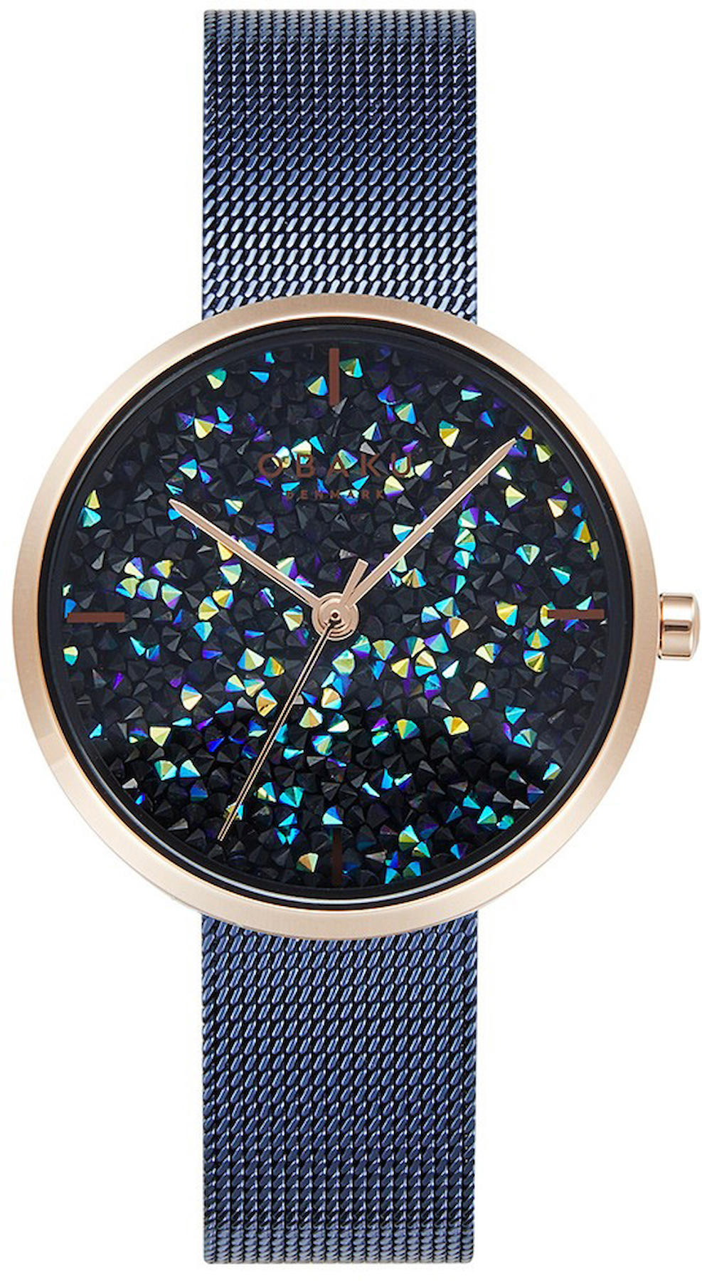Obaku Denmark V289LHVLML 32 mm Lacivert Çelik Kordon Analog Kadın Kol Saati