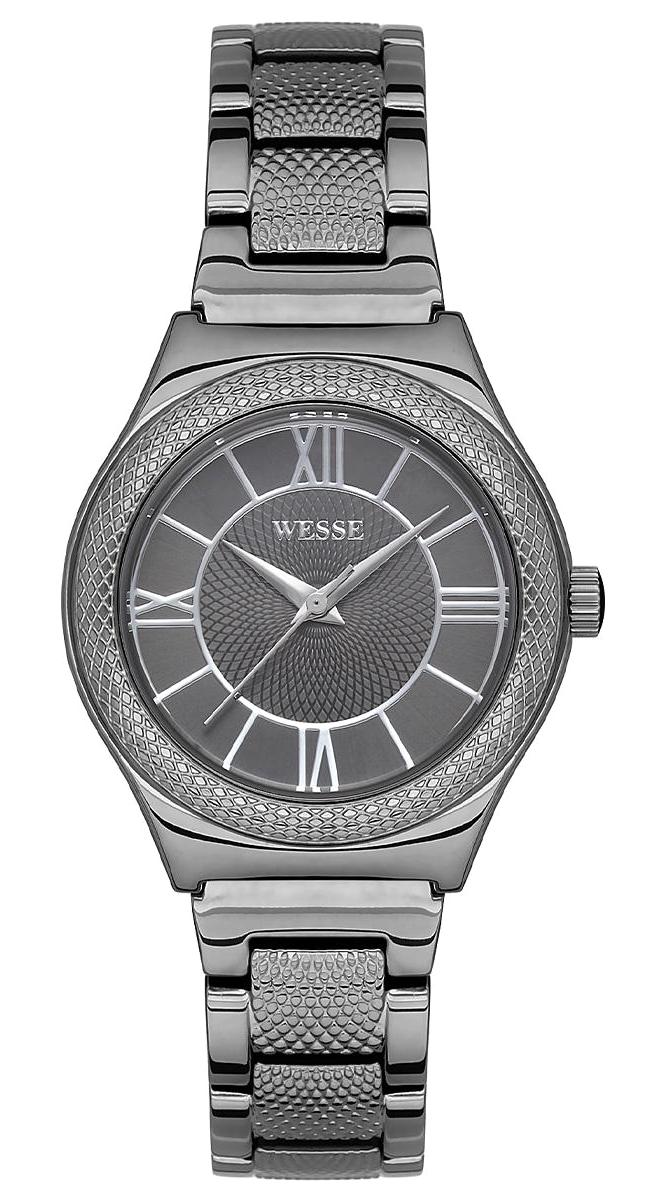 Wesse WWL111304 44 mm Siyah Çelik Kordon Analog Kadın Kol Saati
