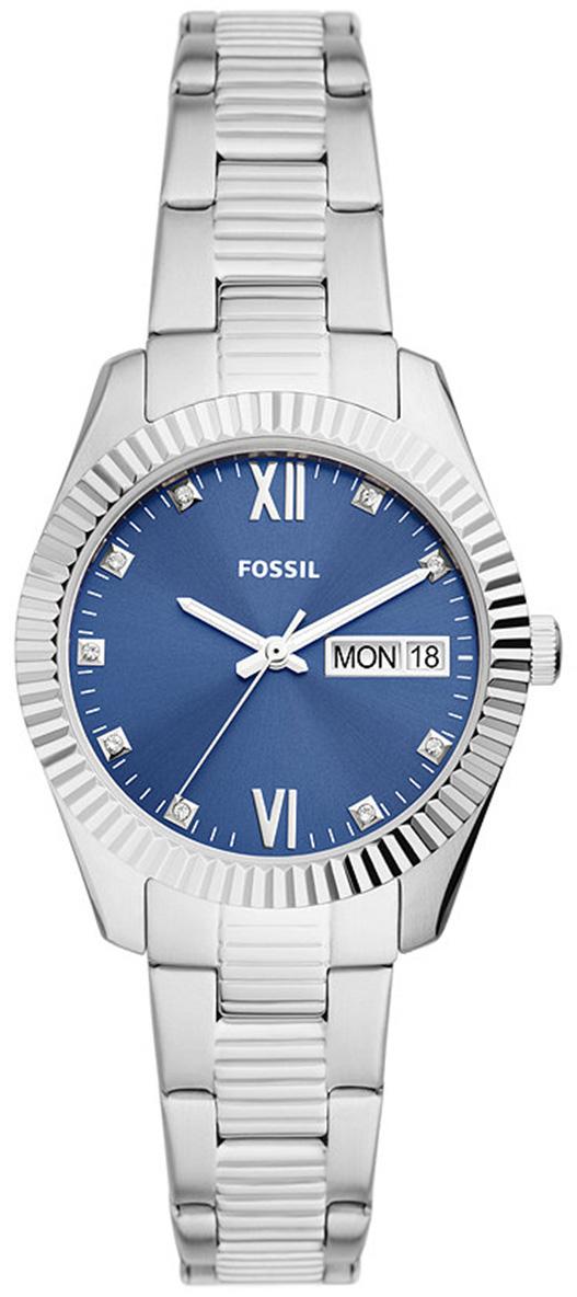 Fossil ES5197 34 mm Gri Çelik Kordon Analog Kadın Kol Saati