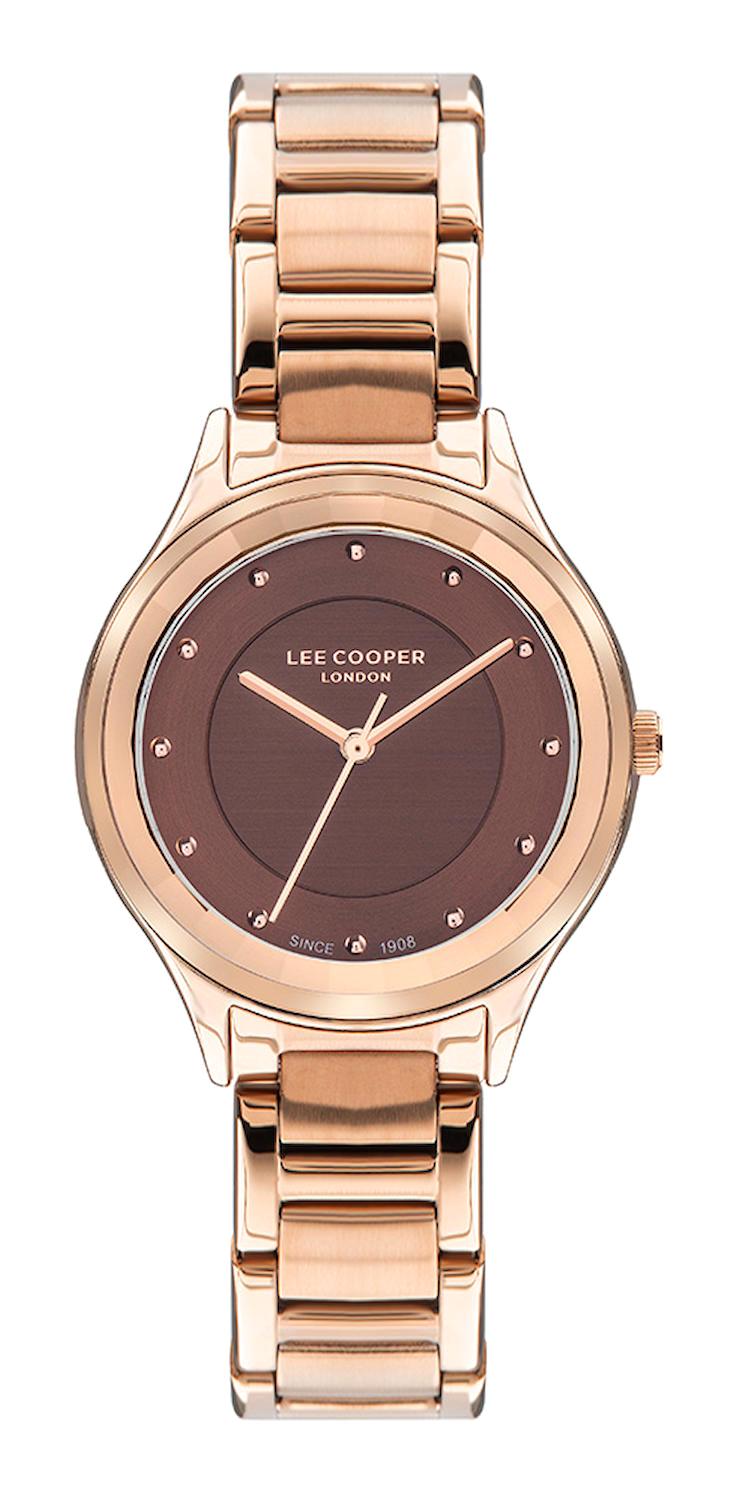 Lee Cooper LC07460.470 40 mm Rose Gold Plastik Kordon Analog Kadın Kol Saati