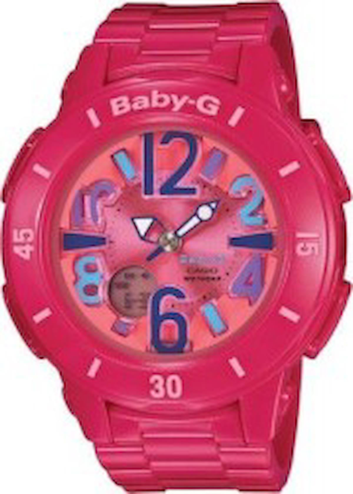 Casio BGA-171-4B1DR Takvimli 43 mm Pembe Silikon Kordon Analog Kadın Kol Saati