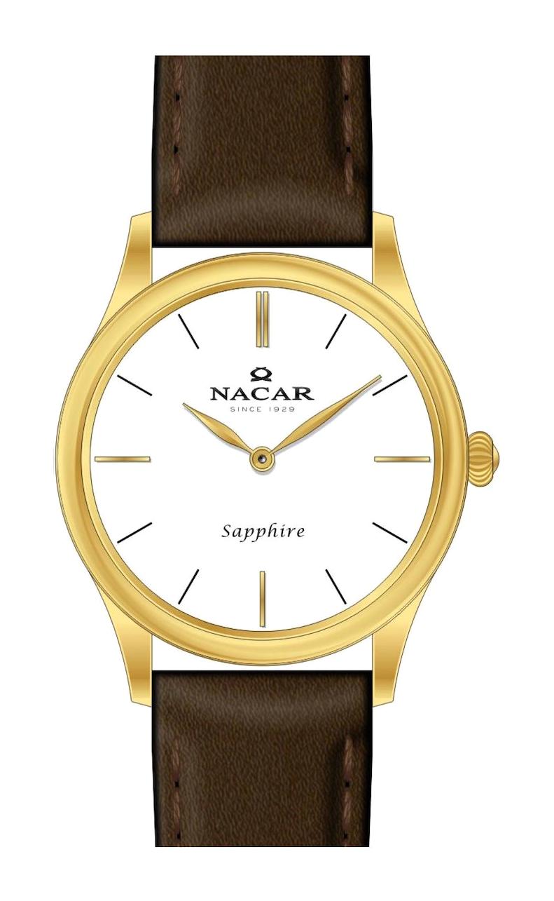 Nacar NC21-397228-DWL2 30 mm Kahverengi Deri Kordon Analog Kadın Kol Saati