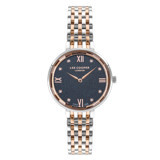 Lee Cooper LC07610.590 40 mm Altın-Gri Metal Kordon Analog Kadın Kol Saati