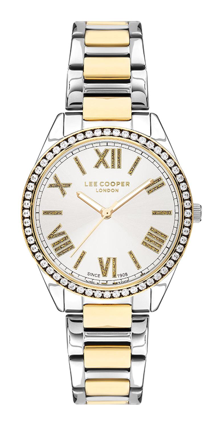 Lee Cooper LC07435.230 38 mm Gri Plastik Kordon Analog Kadın Kol Saati