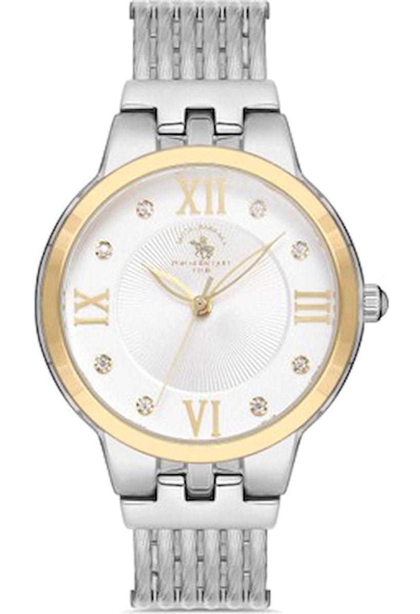 Santa Barbara Polo & Racquet Club SB.1.10135.5 30 mm Gri Metal Kordon Analog Kadın Kol Saati