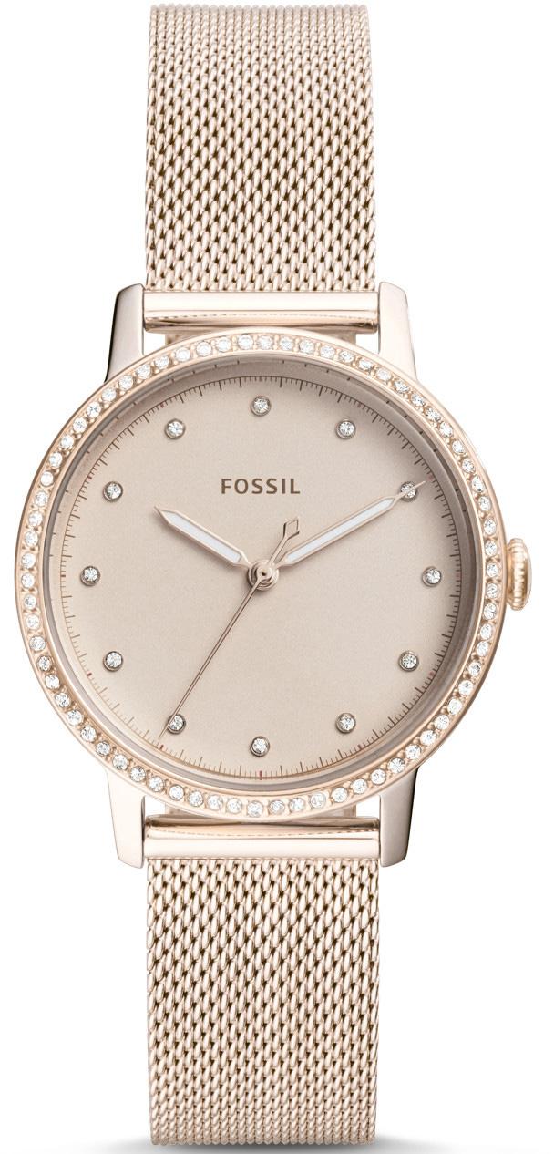 Fossil FES4364 34 mm Gri Çelik Kordon Analog Kadın Kol Saati