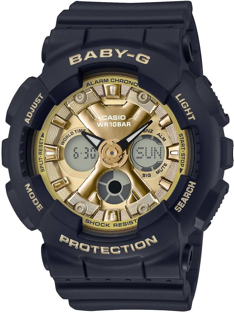 Casio BA-130-1A3 Takvimli 43.4 mm Siyah Silikon Kordon Analog Kadın Kol Saati