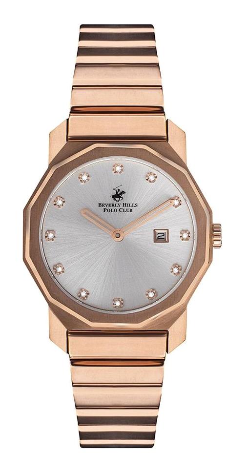 Beverly Hills Polo Club BP3141X.430 35 mm Rose Gold Çelik Kordon Analog Kadın Kol Saati