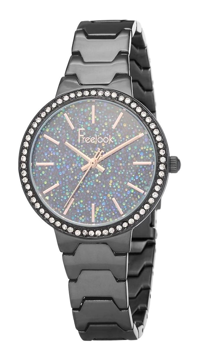 Freelook FL.1.10047.5 38 mm Siyah Çelik Kordon Analog Kadın Kol Saati