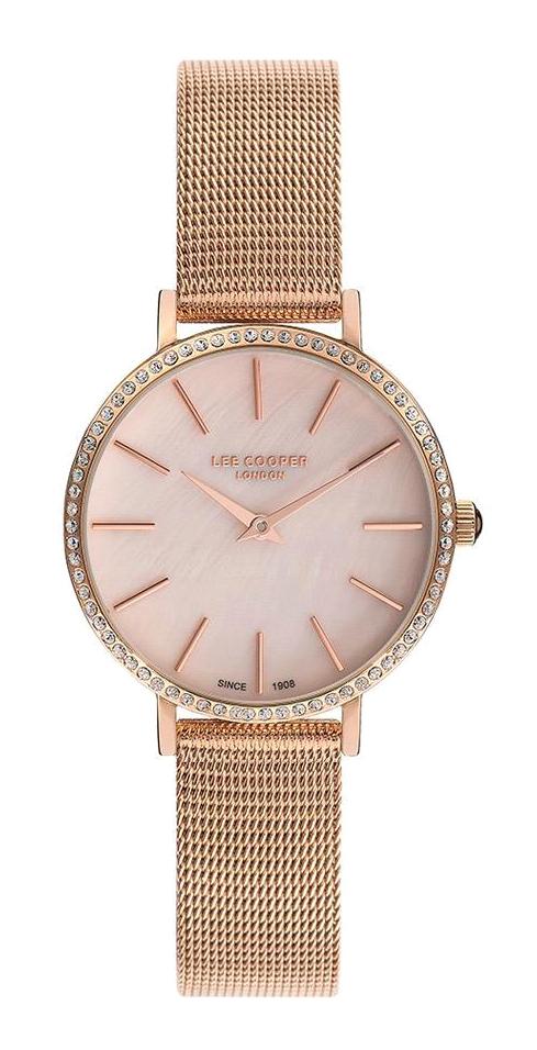 Lee Cooper LC07387.410 40 mm Rose Gold Çelik Kordon Analog Kadın Kol Saati