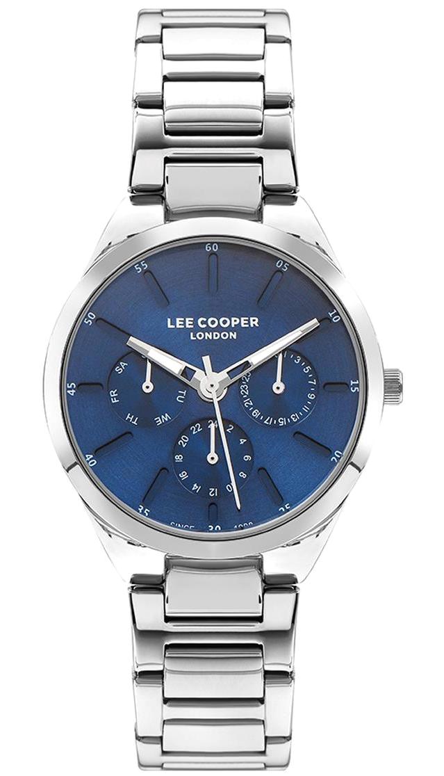 Lee Cooper LC07643.390 Takvimli 36 mm Gri Metal Kordon Analog Kadın Kol Saati