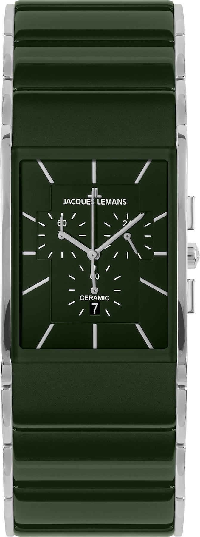 Jacques Lemans 1-1941G 33 mm Gri-Yeşil Çelik Kordon Analog Kadın Kol Saati