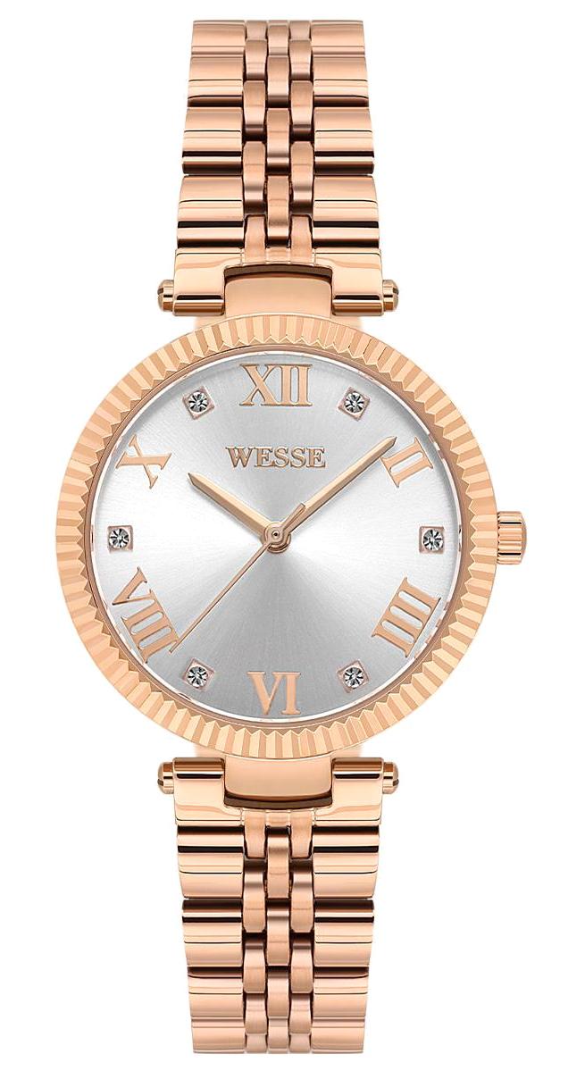 Wesse WWL111903 35 mm Rose Gold Çelik Kordon Analog Kadın Kol Saati