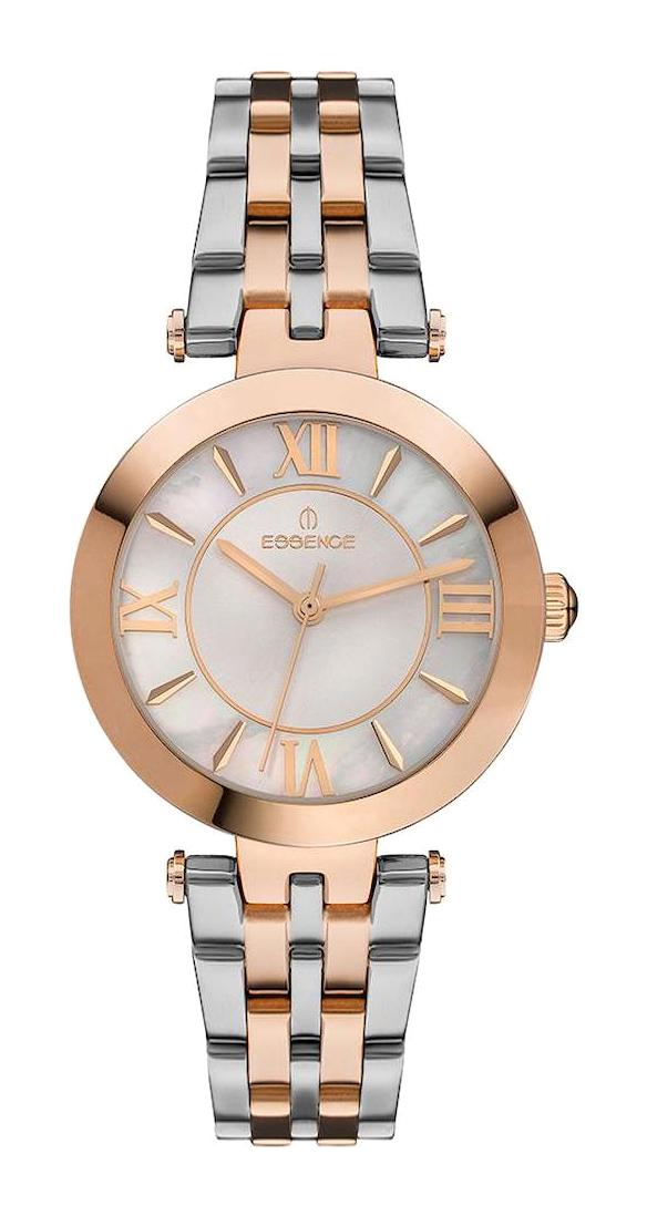 Essence ES6674FE.520 35 mm Gri-Rose Gold Çelik Kordon Analog Kadın Kol Saati