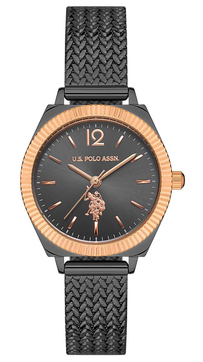 U.S. Polo Assn USPA2062-05 28 mm Füme Çelik Kordon Analog Kadın Kol Saati