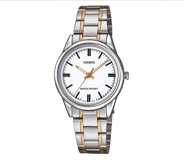Casio LTP-V005SG-7AUDF 28 mm Altın-Gri Çelik Kordon Analog Kadın Kol Saati