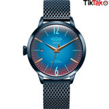 Welder Watch WRC609 Takvimli 38 mm Mavi Çelik Kordon Analog Kadın Kol Saati