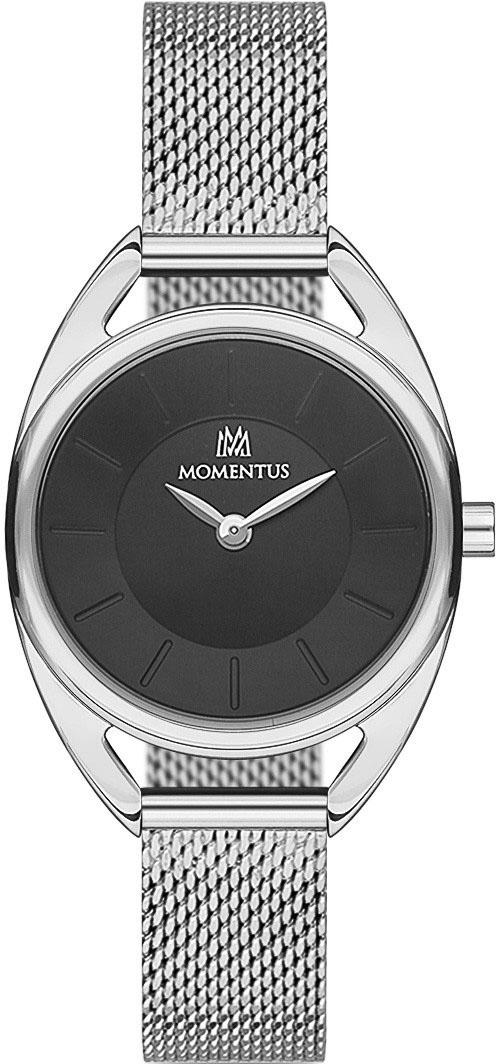Momentus CW285S-04SS 28 mm Gri Hasır Kordon Analog Kadın Kol Saati
