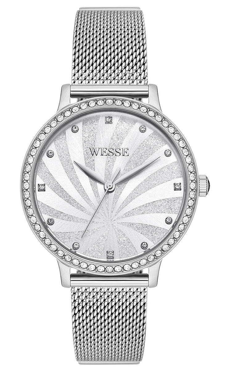 Wesse WWL111101 37 mm Gri Çelik Kordon Analog Kadın Kol Saati