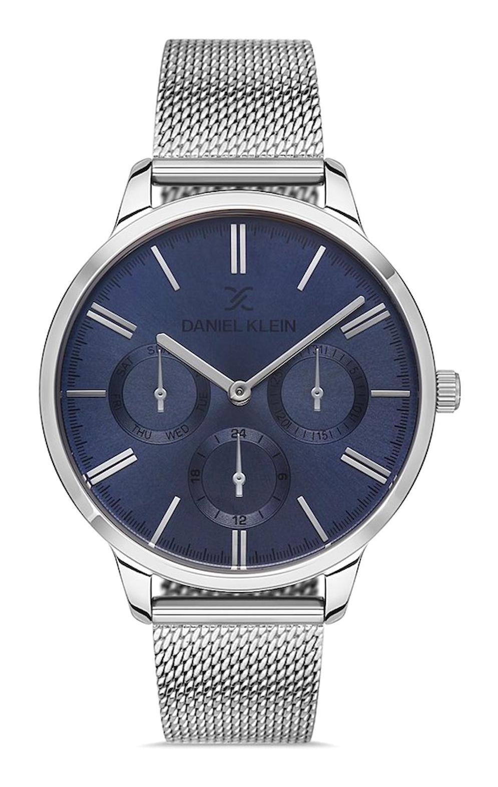 Daniel Klein DK013863D-05 36 mm Gri Hasır Kordon Analog Kadın Kol Saati