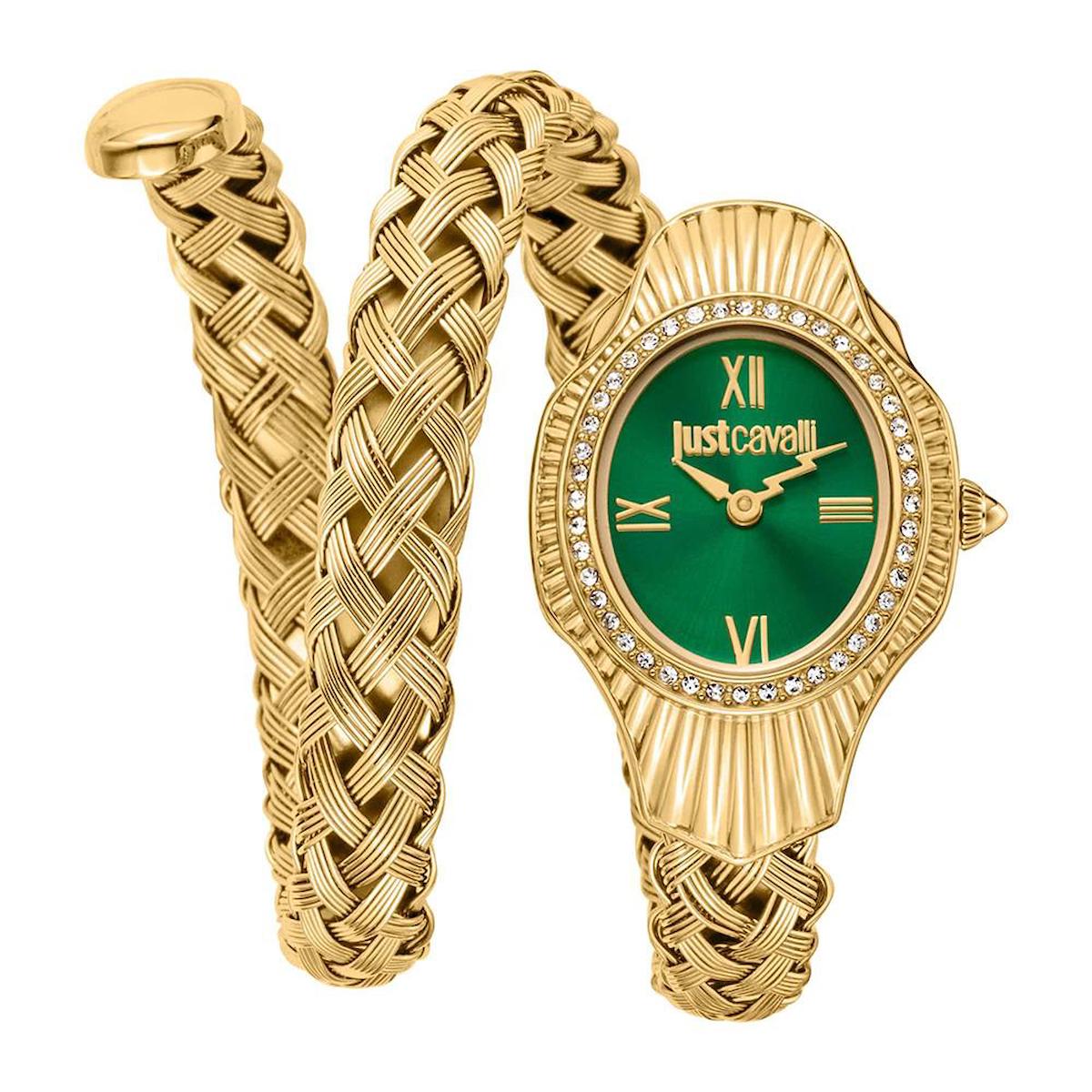 Just Cavalli JC1L305M0035 24 mm Altın Çelik Kordon Analog Kadın Kol Saati