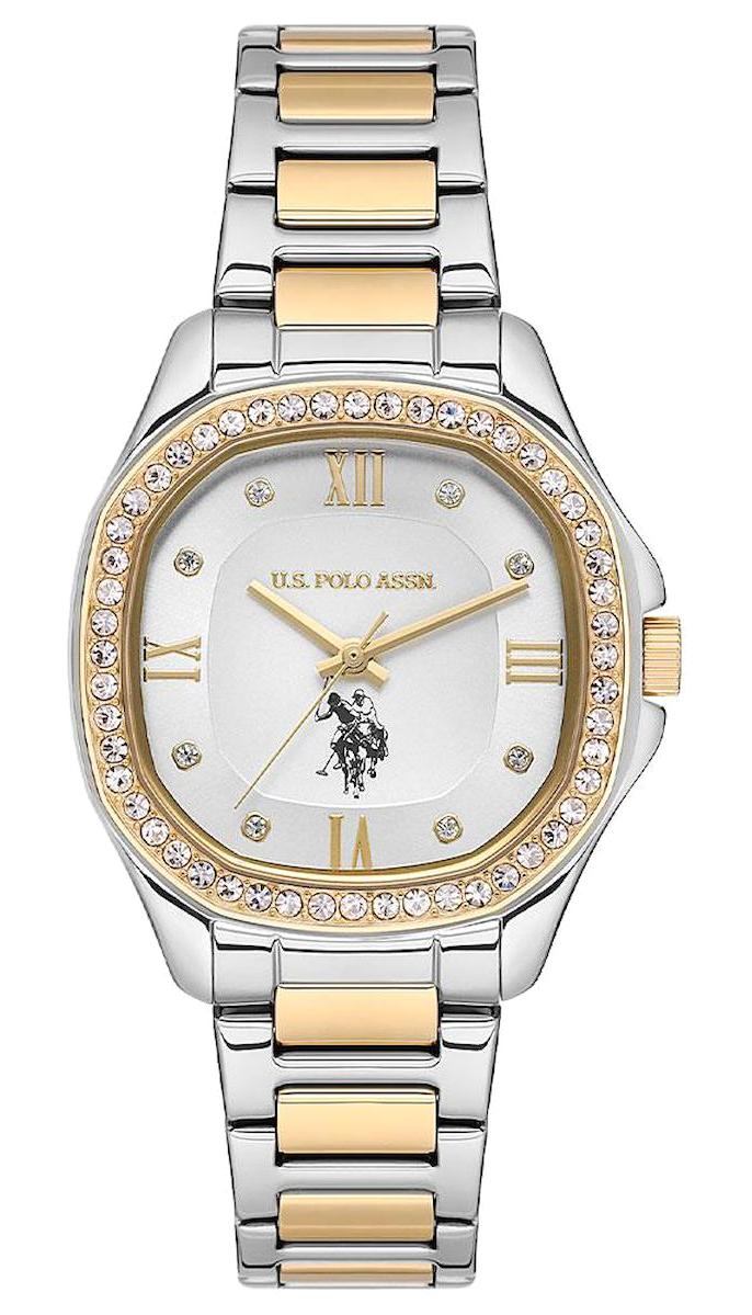 U.S. Polo Assn USPA2088-03 39 mm Altın-Gri Çelik Kordon Analog Kadın Kol Saati