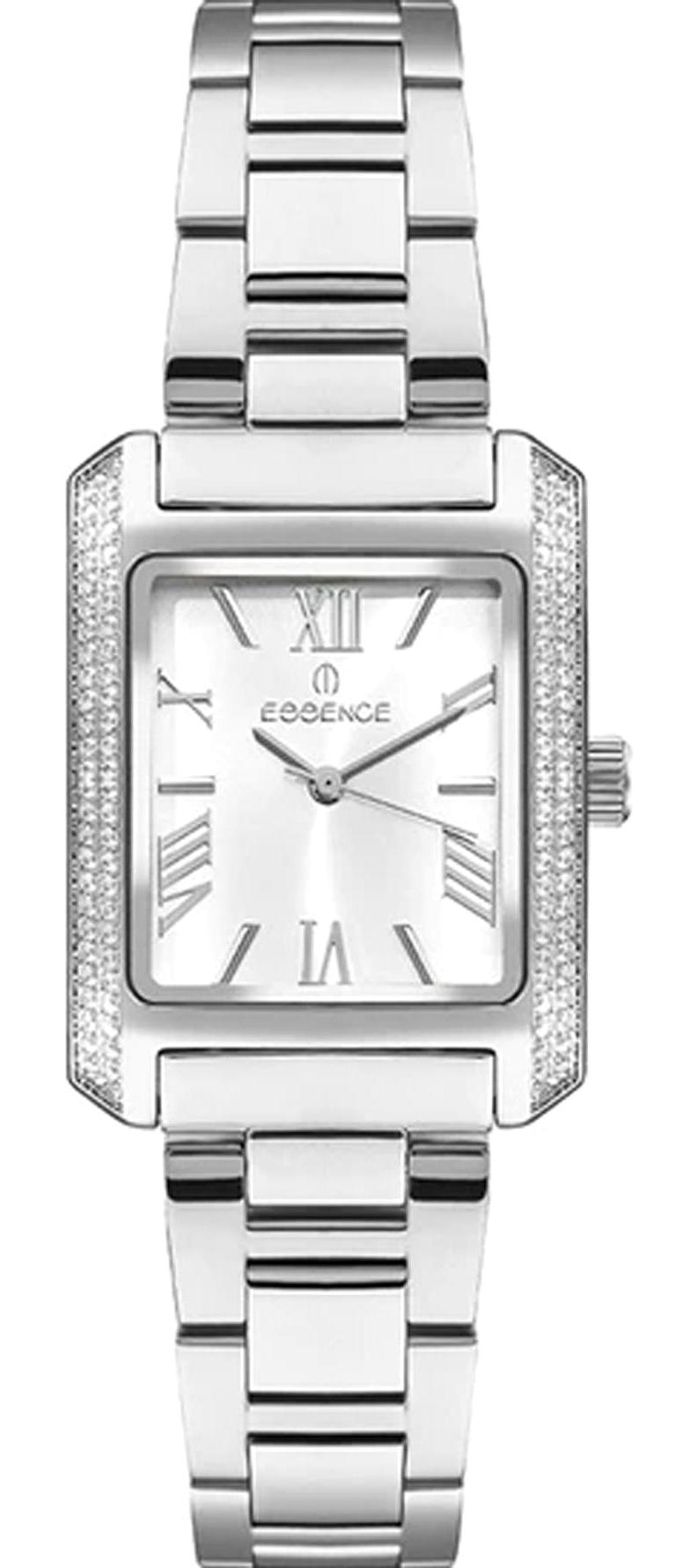 Essence D1124.330 34 mm Gri Çelik Kordon Analog Kadın Kol Saati