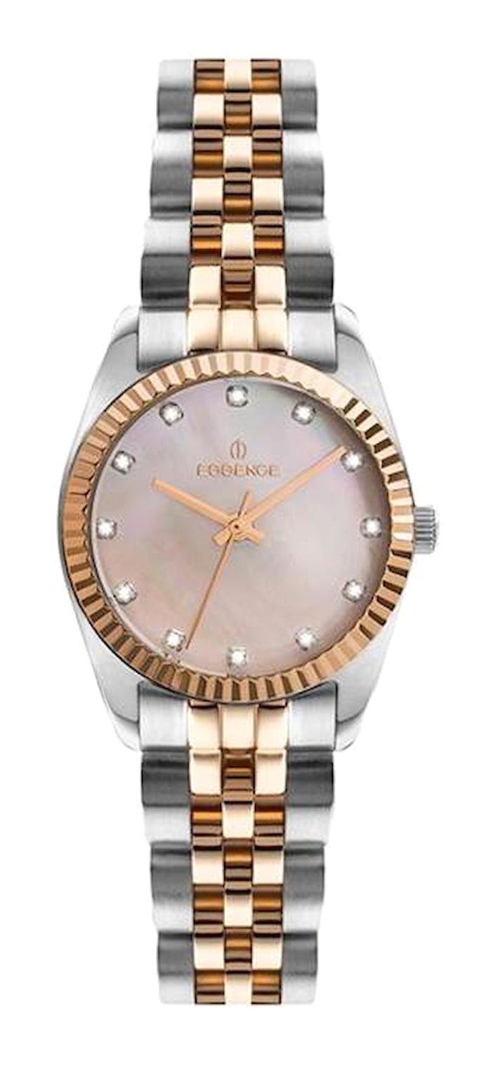 Essence ES6664FE.520 30 mm Gri-Rose Gold Çelik Kordon Analog Kadın Kol Saati