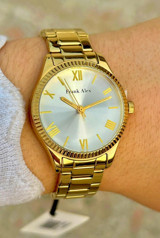 Frank Alex FA.FT.1.126 34 mm Altın Çelik Kordon Analog Kadın Kol Saati