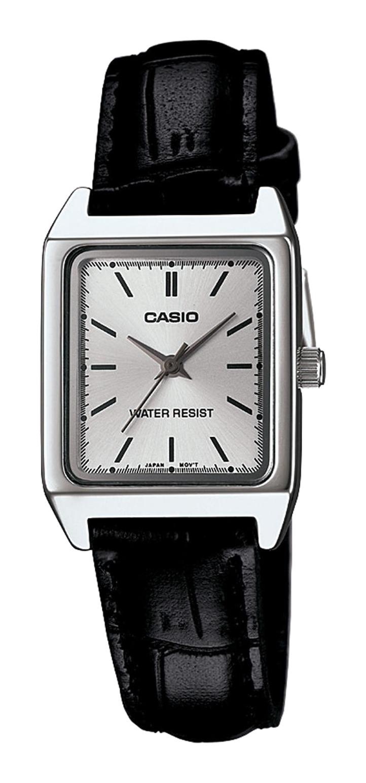 Casio LTP-V007L-7E1UDF 22 mm Siyah Deri Kordon Analog Kadın Kol Saati