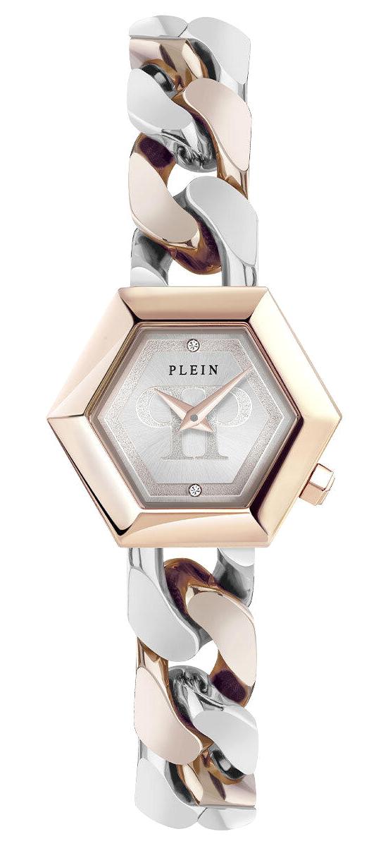 Philipp Plein PWWBA0223 28 mm Gri-Rose Gold Çelik Kordon Analog Kadın Kol Saati