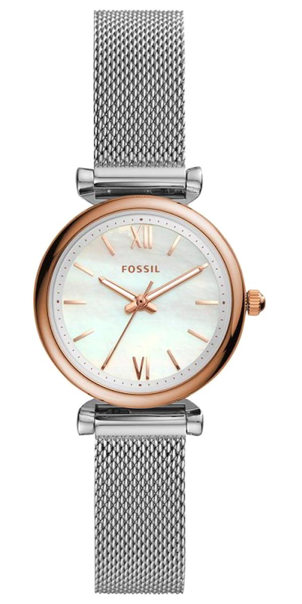 Fossil FES4614 32 mm Gri Çelik Kordon Analog Kadın Kol Saati