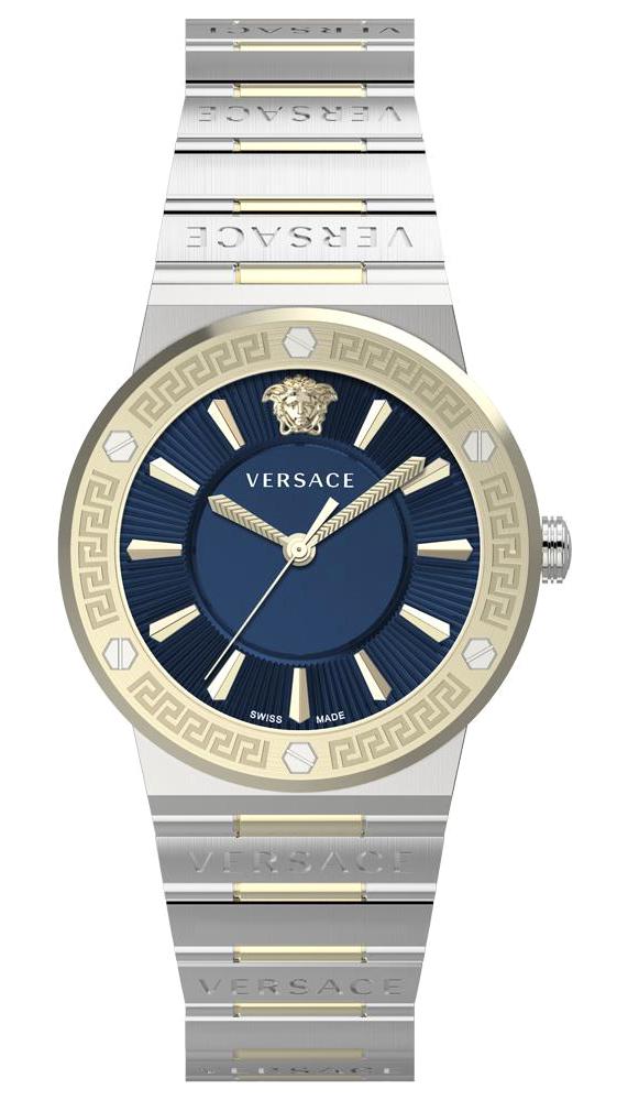 Versace VRSCVEVH01120 38 mm Altın-Gri Çelik Kordon Analog Kadın Kol Saati