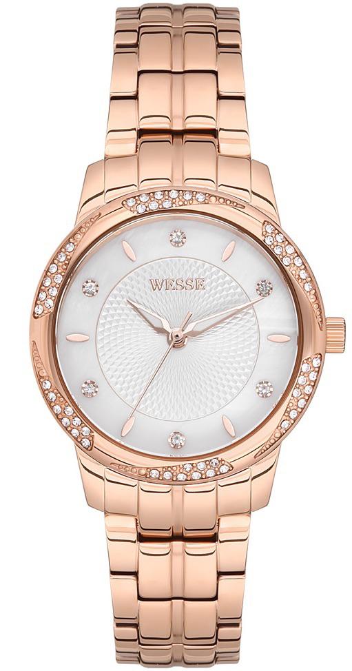 Wesse WWL302107 33 mm Rose Gold Çelik Kordon Analog Kadın Kol Saati
