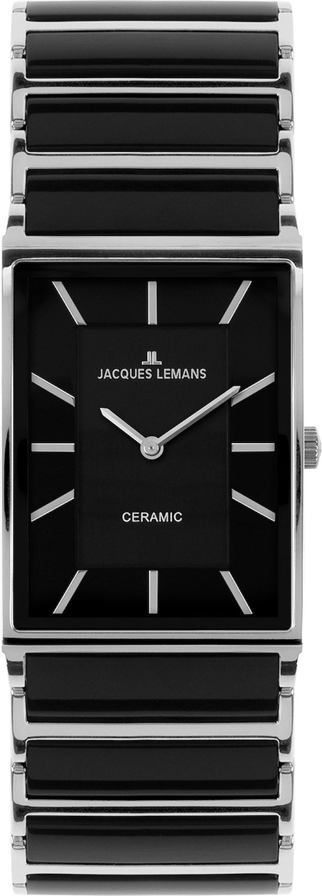 Jacques Lemans 1-1651A 26 mm Gri-Siyah Seramik Kordon Analog Kadın Kol Saati
