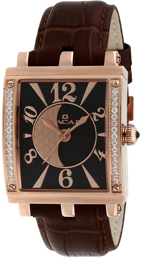 Nacar 23-290073-RBL2S 34-36 mm Kahverengi Deri Kordon Analog Kadın Kol Saati