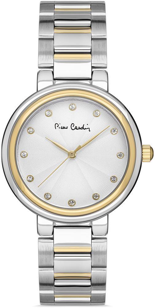 Pierre Cardin 800302F05 38 mm Altın-Gri Çelik Kordon Analog Kadın Kol Saati