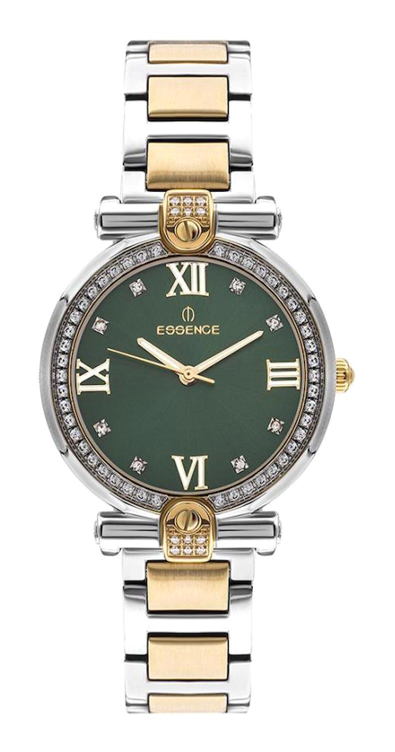 Essence ES6756FE.280 35 mm Altın-Gri Çelik Kordon Analog Kadın Kol Saati