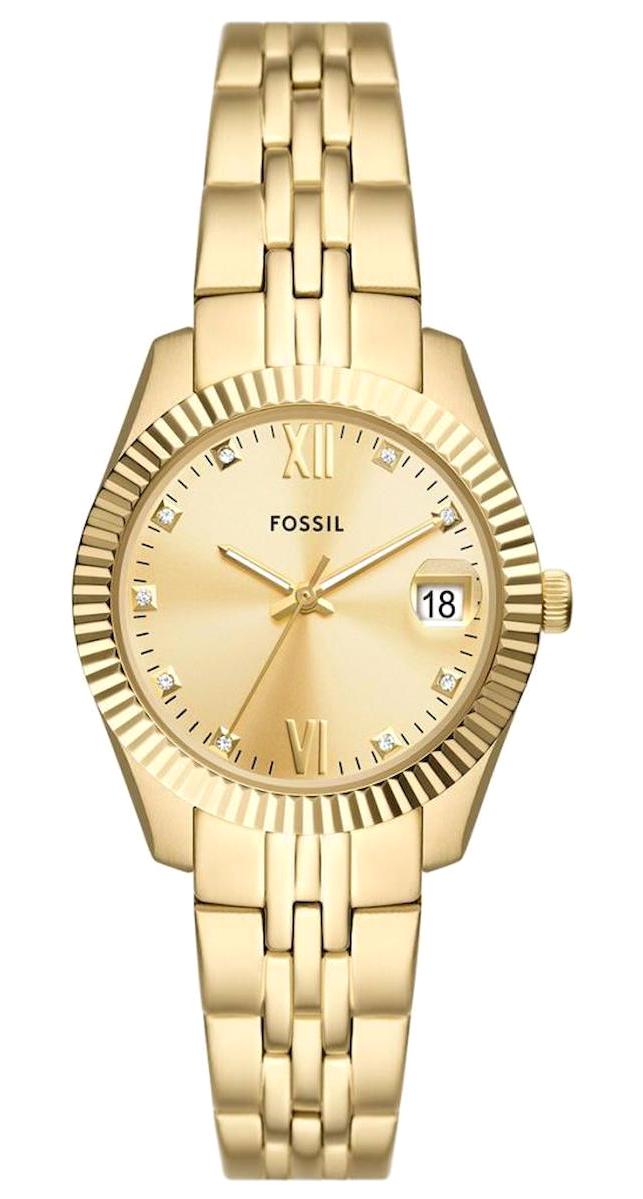 Fossil FES5338 34 mm Altın Çelik Kordon Analog Kadın Kol Saati