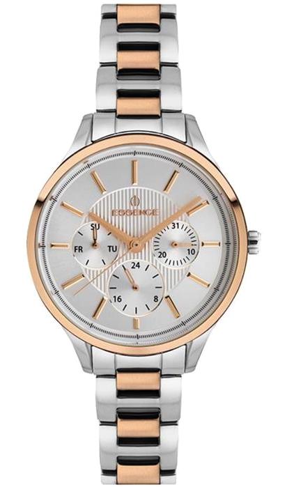 Essence ES6671FE.530 Takvimli 36 mm Gri-Rose Gold Çelik Kordon Analog Kadın Kol Saati