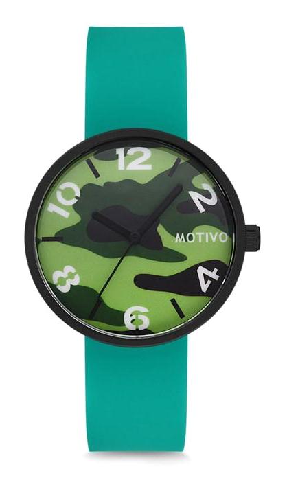 Motivo MT0215 39 mm Turkuaz Silikon Kordon Analog Kadın Kol Saati