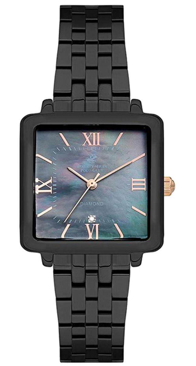 Beverly Hills Polo Club BP3071C.650 30 mm Siyah Metal Kordon Analog Kadın Kol Saati