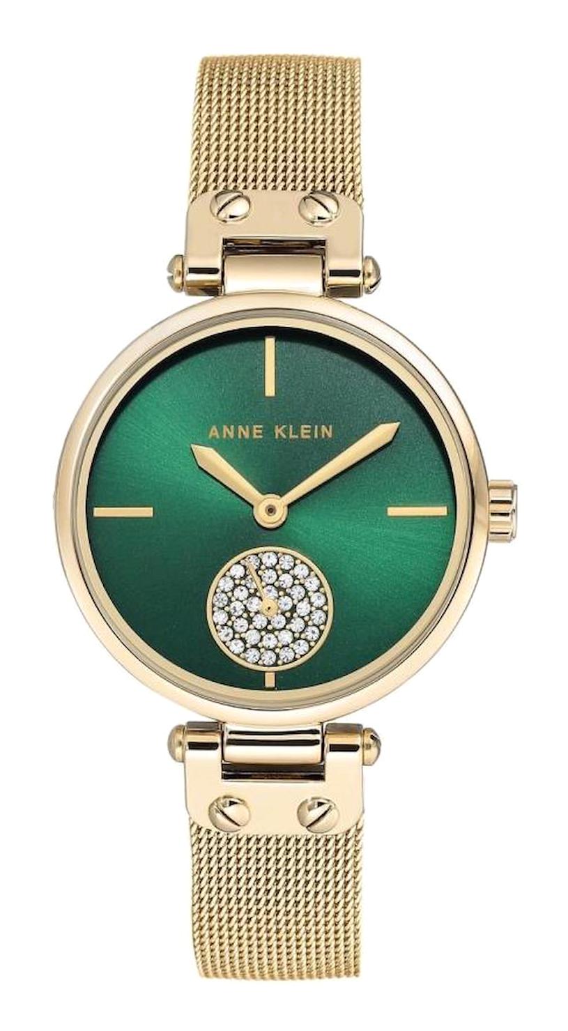 Anne Klein AK-3000GNGB 34 mm Altın Metal Kordon Analog Kadın Kol Saati
